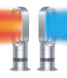 Heats in winter.  Cools you in summer.